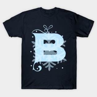 Winter Letters B T-Shirt